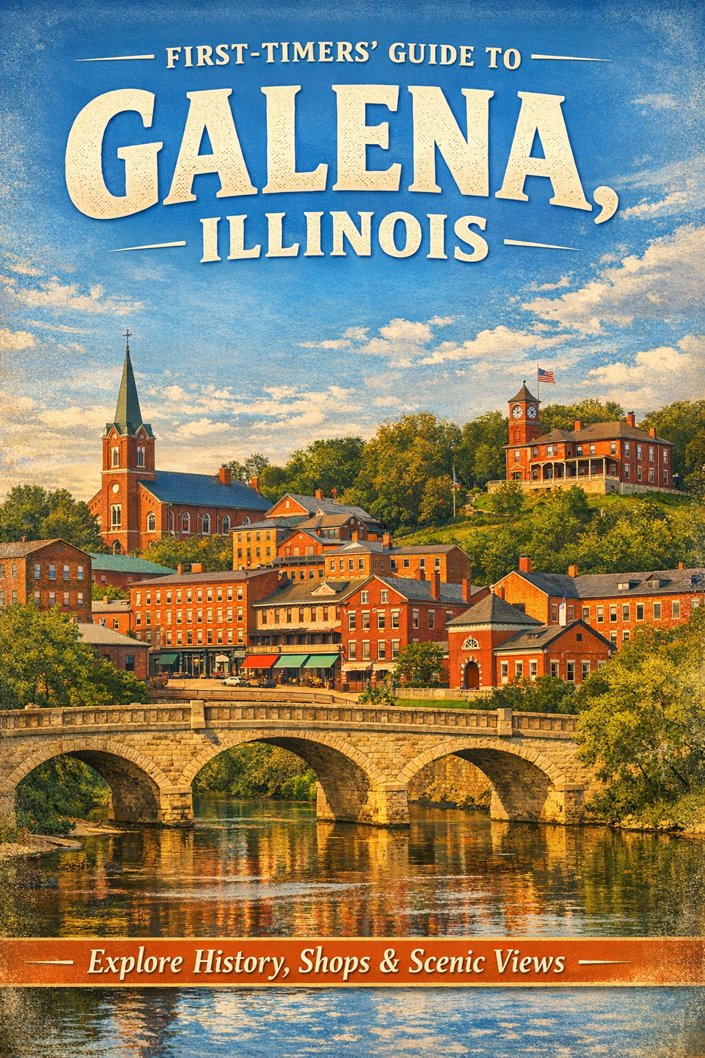 Cover of the Galena, Illinois for First-Timers ebook