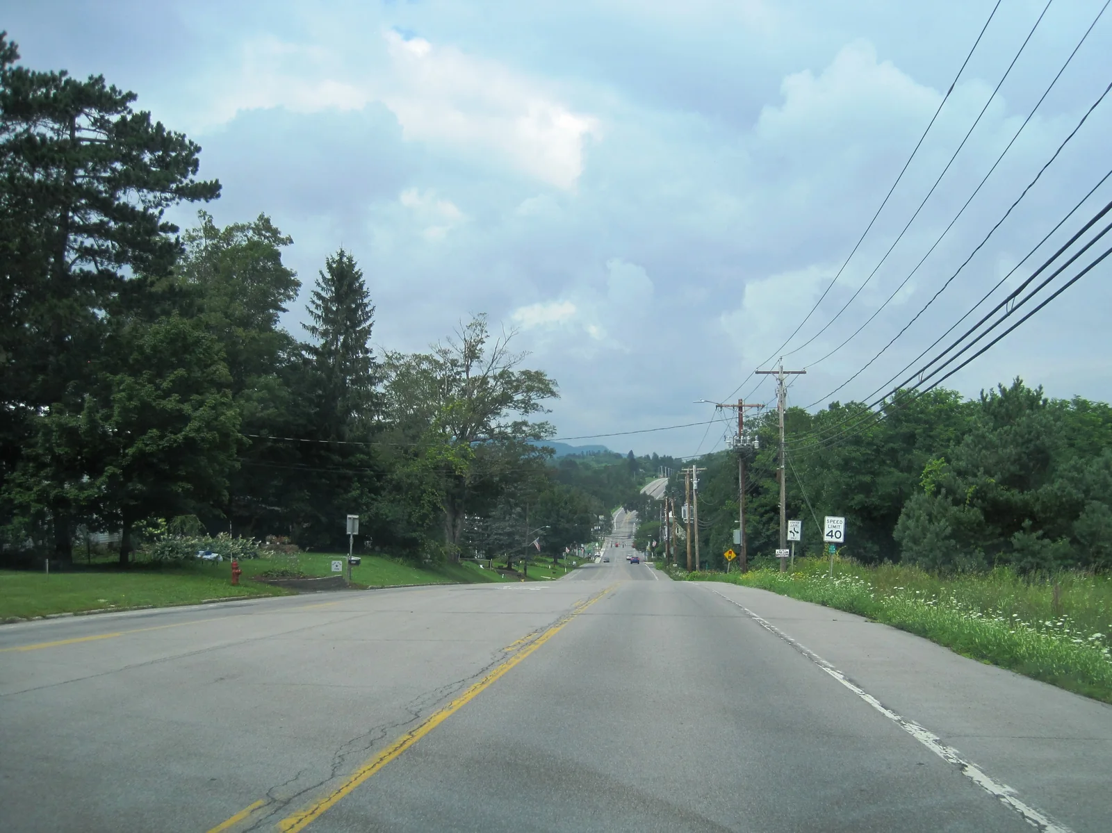 Route 20 roadway scene representing the eastern side of the live corridor.